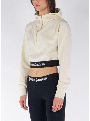 FELPA HOODIE  LOGO TAPE ZIPPED, 0310, small