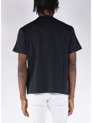 T-SHIRT GIROCOLLO, 99 BLACK, small