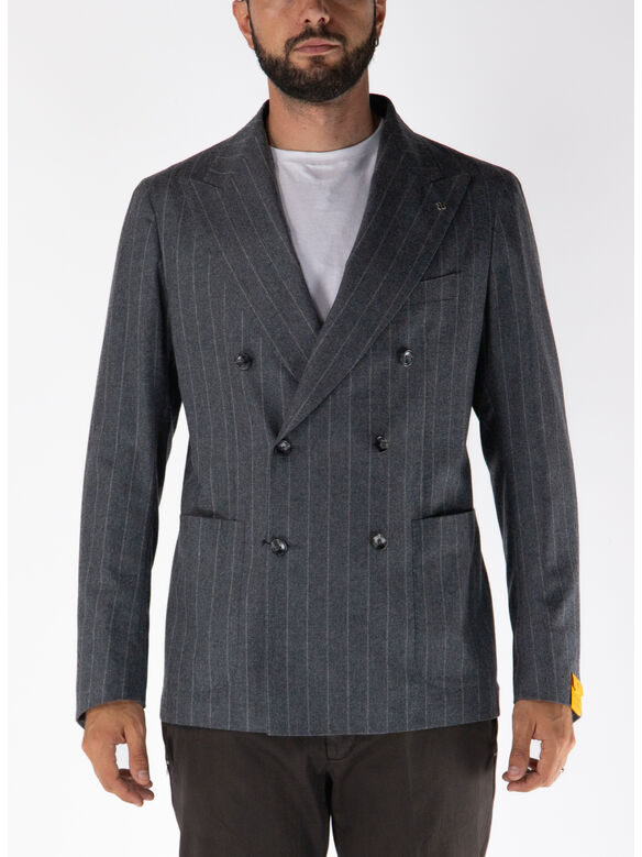 GIACCA DOPPIOPETTO MONTECARLO, 352 GRIGIO/SILVER, medium