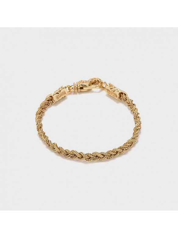 BRACCIALE TINY BRAIDED, GOLD, medium