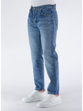 JEANS REGULAR TAPERED MEDIUM DENIM, 01.O8 MID DARK USED, small