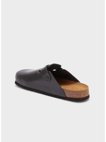 SANDALO SABOT OLIVIER NEW, BLACK, small