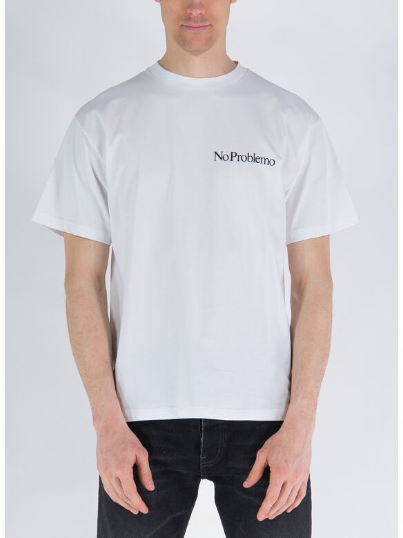 T-SHIRT MINI PROBLEMO  SS TEE, WHT WHITE, medium