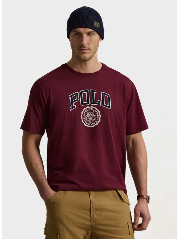 T-SHIRT DETTAGLIO LOGO, CLASSIC WINE, medium