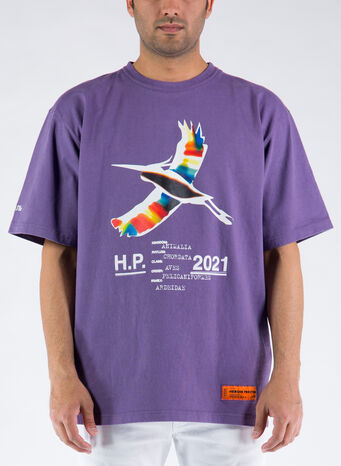 T-SHIRT OS RAINBOW, 3501PURPLEWHITE, small