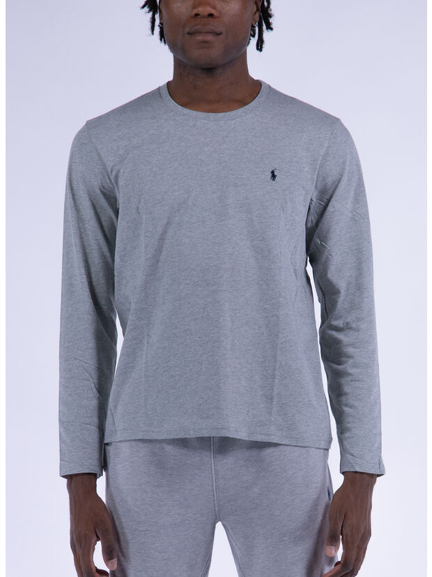 CAMICIA DA NOTTE IN JERSEY DI COTONE, ANDOVER HEATHER, large