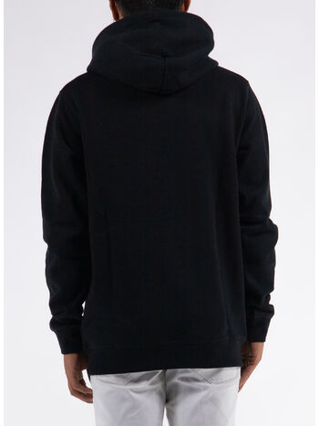 FELPA HOODIE FILOU EMBROIDERED, 01 BLACK, small