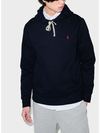 FELPA CON CAPPUCCIO, CRUISE NAVY, small