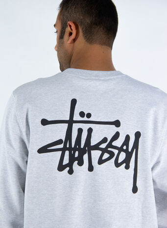 FELPA BASIC CREW, ASHHEATHER, small