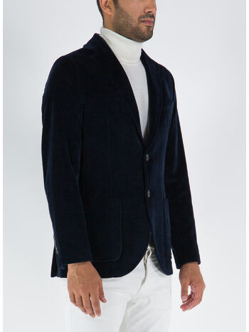 GIACCA IN VELLUTO, 012 DARK NAVY, small