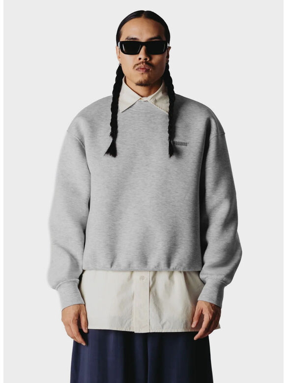 FELPA WBFUKO SCUBA CREW, 295 GREY-MELANGE, medium