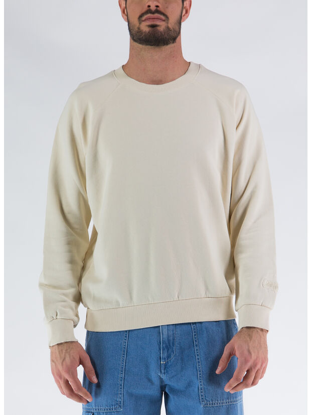 FELPA CREWNECK SWEATSHIRT, CC13 BERNARD_COIN_ECRU, large