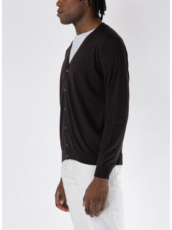 CARDIGAN CON SCOLLO A V, , small