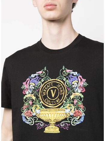 T-SHIRT V-EMBLEM GARDEN, 899 BLACK, small