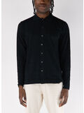 CAMICIA IN MAGLIA A MANICHE LUNGHE, 999 NERO, thumb