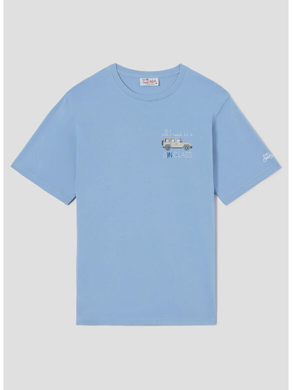 T-SHIRT PORTOFINO, 00324L NEED GIN GLASS 33 EMB, medium