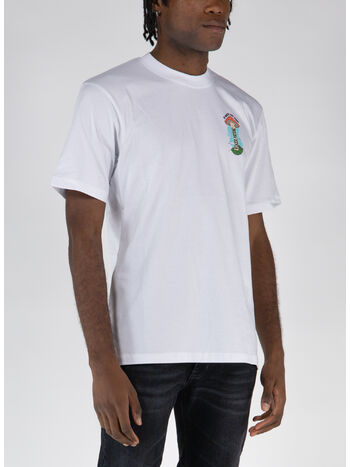 T-SHIRT MOUNTAIN HIGH, WHITE, small