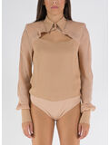 CAMICIA BODY UPPER EAST, 0878 NUDE, thumb