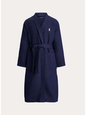 VESTAGLIA IN PIQUÉ, 001 CRUISE NAVY, small