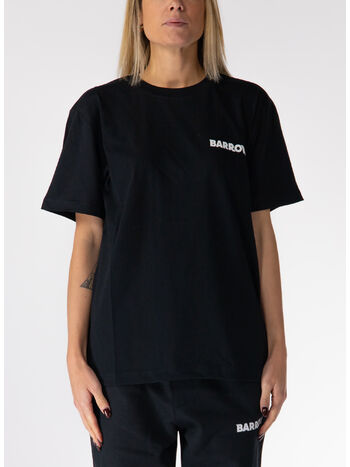 T-SHIRT ICONIC UNISEX, 110 NERO/BLACK, small