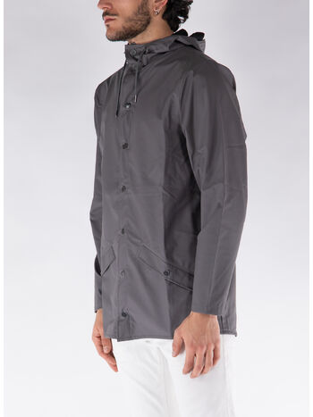GIACCA IMPERMEABILE CON CAPPUCCIO UNISEX, 13 GREY 13GREY, small