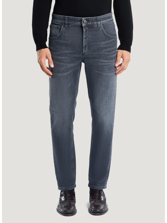 PANTALONE ORIGINAL STRETCH BLACK DENIM, MI22 DENIM, medium