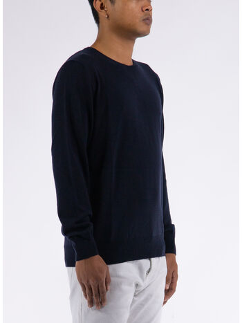 MAGLIONE GIROCOLLO RASATO, , small