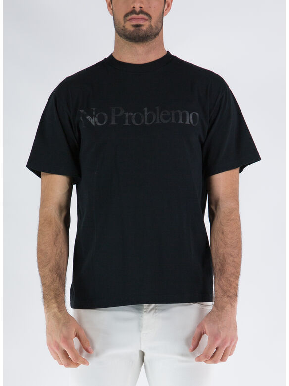 T-SHIRT NO PROBLEMO  SS TEE, BLK BLACK, medium