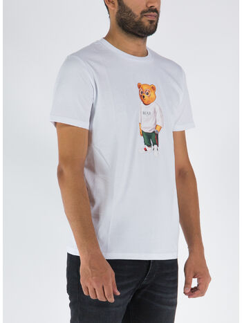 T-SHIRT CON STAMPA, WHITE, small