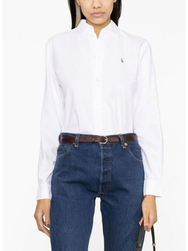 CAMICIA OXFORD, BSR WHITE, large