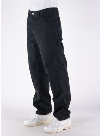 PANTALONE DOUBLE KNEE, 8902 BLACK RINSED, small