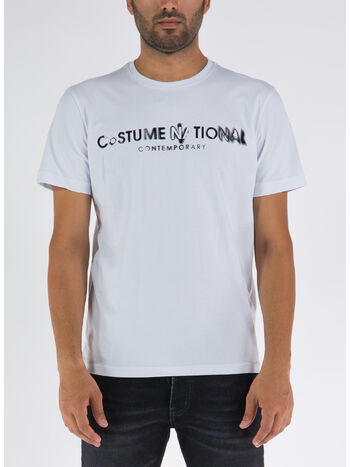T-SHIRT CON STAMPA, BIANCO, small