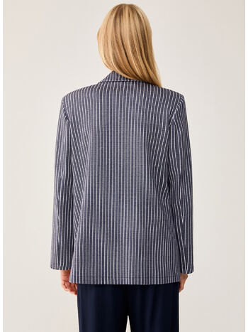 GIACCA IN JERSEY GESSATO, 003 GESSATO BLU, small