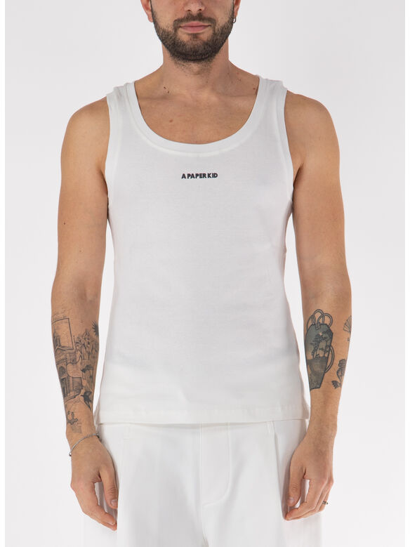 CANOTTA IM MAGLIA UNISEX, 013 CREAM, medium