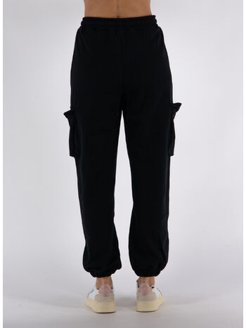PANTALONE JOGGER CON TASCHE, NERO, small