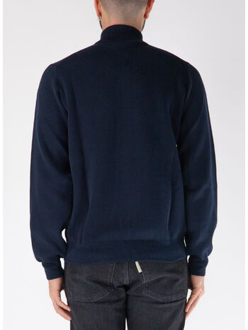 FELPA FULL ZIP CON TASCHE, 890, small