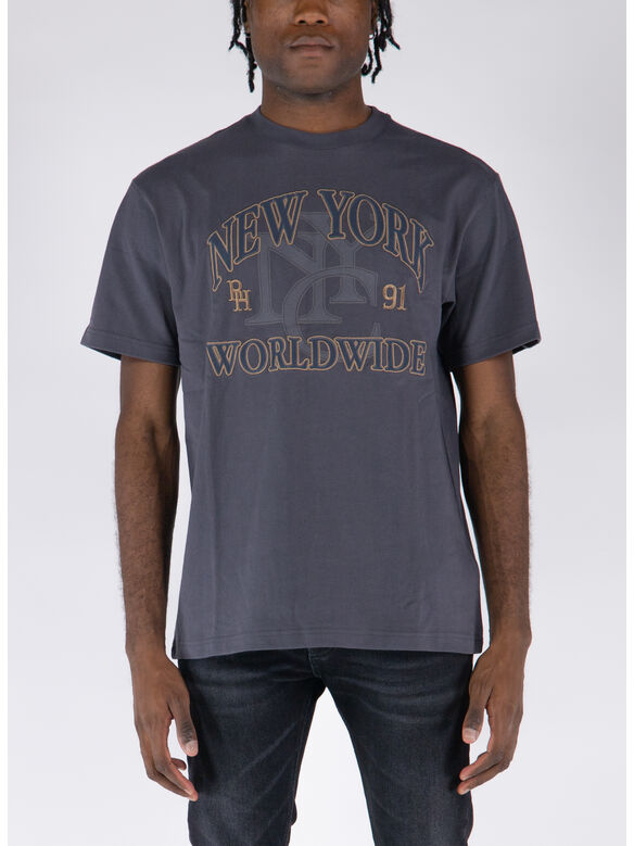 T-SHIRT PUMA X RHUIGI GRAPHIC, 13 DARK COAL, medium