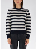 Navy/Ecru Stripe