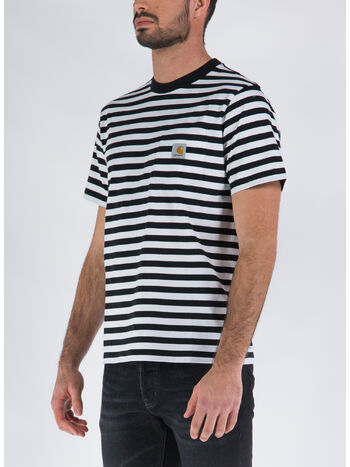 T-SHIRT S/S SCOTTY POCKET, 1IUXX BLACK/WHITE, small