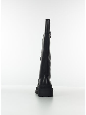 STIVALE ALTO CON LOGO, Z99 BLACK, small