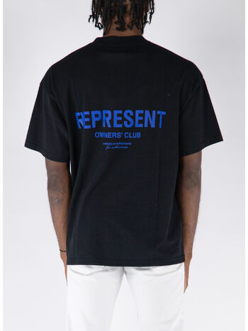 T-SHIRT REPRESENT OWNERS CLUB, 330 BLACK/COBALT, small