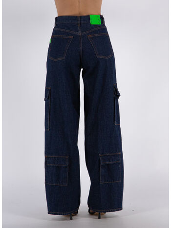 JEANS BETHANY CARGO, L0693 BLUE RINCE, small