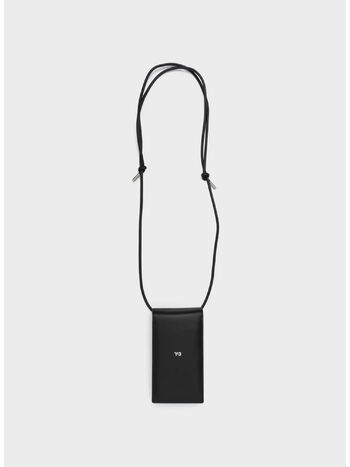 Y-3 PHONE CASE UNISEX, BLACK, small