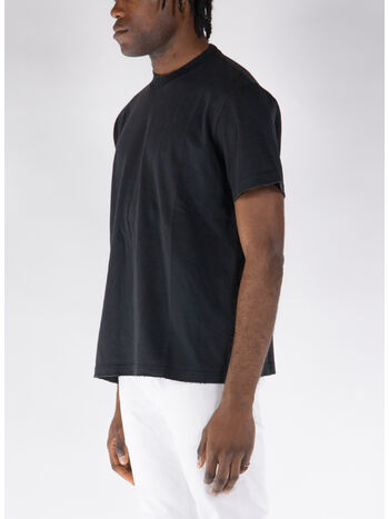 T-SHIRT GIROCOLLO, 99 BLACK, small