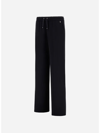 PANTALONE IN TESSUTO, 9300 NERO, small