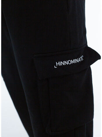 PANTALONE JOGGER CON TASCHE, NERO, small