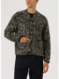 CARDIGAN DOLCE FLEECE, CHARCOAL, thumb