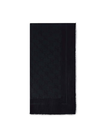 SCIARPA CON MONOGRAMMA JACQUARD, , small