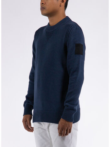 MAGLIONE GIROCOLLO, 208 NAVY, small