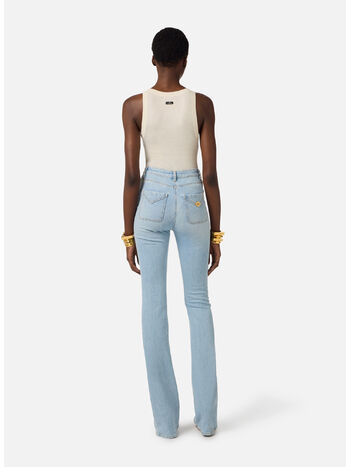 JEANS A ZAMPETTA CON TASCHINI, 192 LIGHT BLUE, small